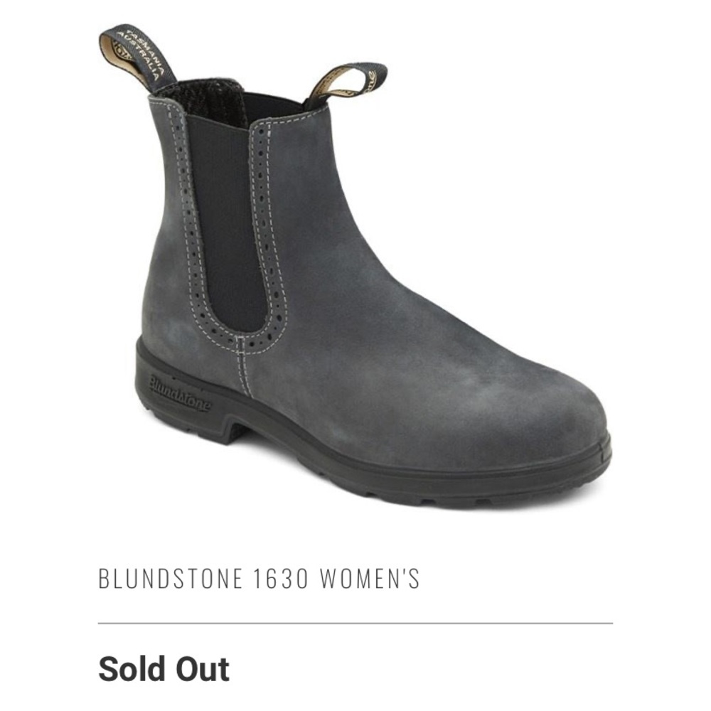 BLUNDSTONE 1630 WOMEN'S black booties